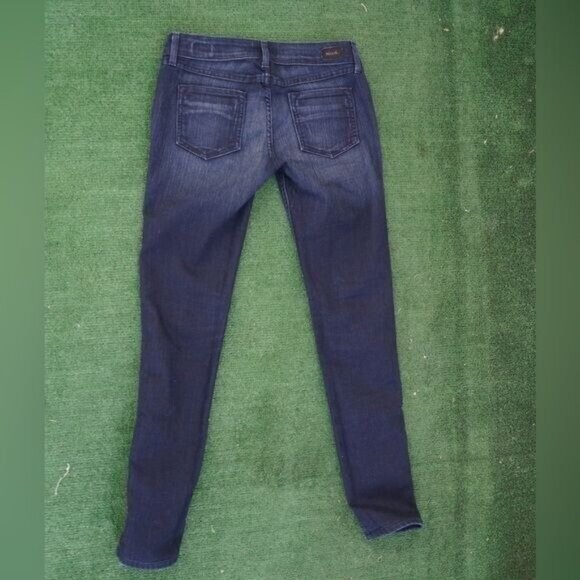 BleuLab Dark Blue Skinny Jeans Low Rise Reversible Denim Size 26 - Picture 2 of 10